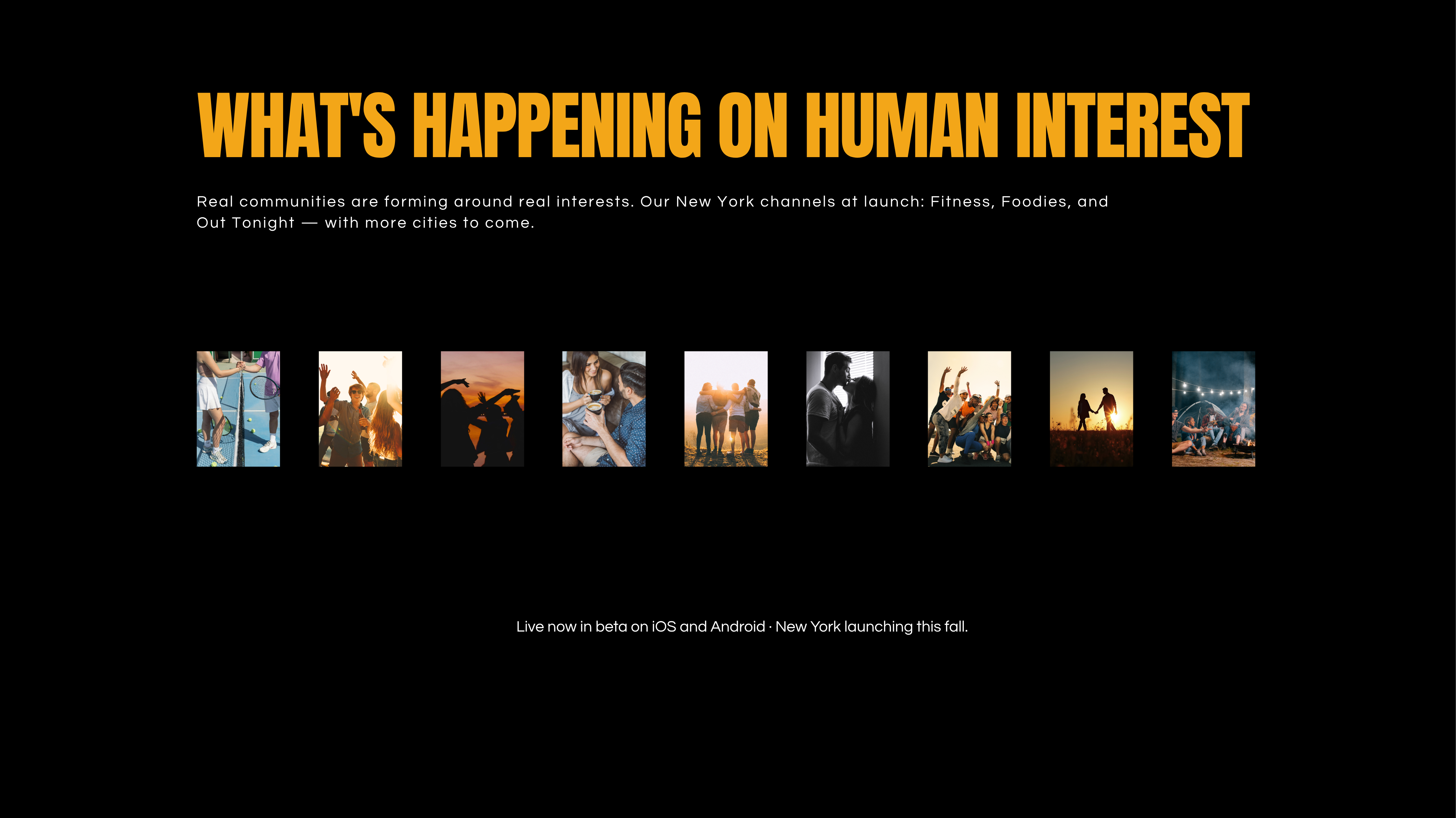 What's Happening on Human Interest